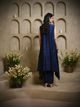 Load image into Gallery viewer, Navy Blue Handkerchief Dress Set