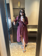 Load image into Gallery viewer, Maroon Drape Dress
