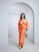 Load image into Gallery viewer, Off Shoulder Top With Self Drape Skirt