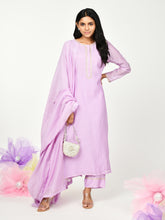 Load image into Gallery viewer, Lilac Tilla Chaav Kurta Set