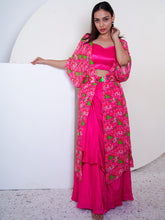 Load image into Gallery viewer, Draped Skirt With Blouse And Cape