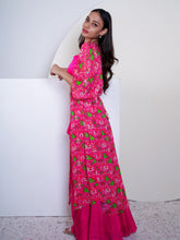 Load image into Gallery viewer, Draped Skirt With Blouse And Cape