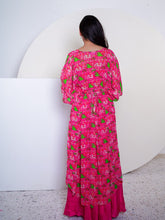 Load image into Gallery viewer, Draped Skirt With Blouse And Cape