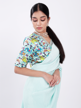 Load image into Gallery viewer, Minty Summer Wedding Saree