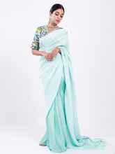 Load image into Gallery viewer, Minty Summer Wedding Saree