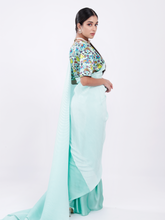 Load image into Gallery viewer, Minty Summer Wedding Saree