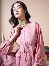 Load image into Gallery viewer, Rose Peplum Palazzo Set
