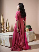Load image into Gallery viewer, Pink Keri Anarkali Set
