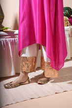 Load image into Gallery viewer, Pink Badla/Mukeish Kurta With Lumpi Pants
