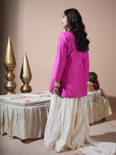 Load image into Gallery viewer, Pink Keri Short Kurta Palazzo Set
