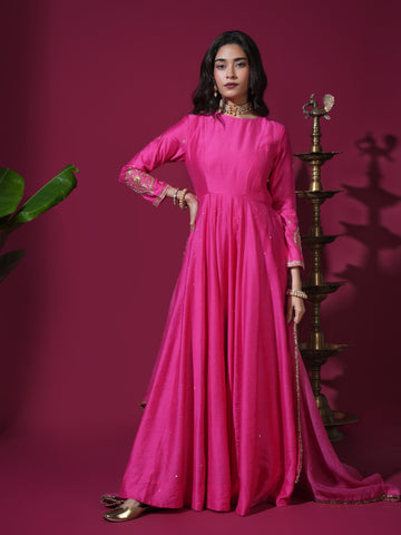 Pink Paan Anarkali