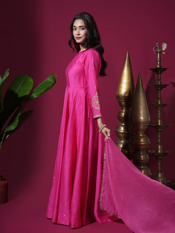 Pink Paan Anarkali