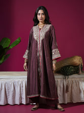 Load image into Gallery viewer, Brown Jacket Kurta Set
