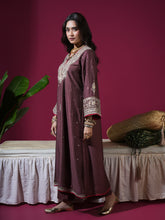 Load image into Gallery viewer, Brown Jacket Kurta Set
