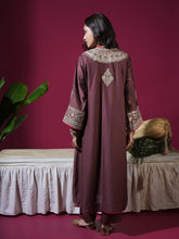 Load image into Gallery viewer, Brown Jacket Kurta Set
