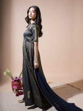 Load image into Gallery viewer, Navy Blue Keri Anarkali Set
