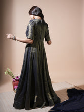 Load image into Gallery viewer, Navy Blue Keri Anarkali Set
