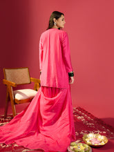 Load image into Gallery viewer, Hot Pink Dhoti &amp; Kurta Set
