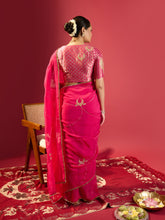 Load image into Gallery viewer, Rani Chand Jaal Saree With Barfi Chand Blouse
