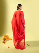 Load image into Gallery viewer, Red Kali Kurta Set
