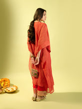 Load image into Gallery viewer, Red Crinkle Kaftan Set
