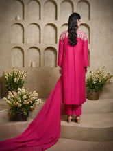 Load image into Gallery viewer, Pink Shoulder Scallop Kurta Set
