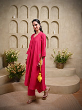 Load image into Gallery viewer, Hot Pink Dil Pocket Kurta Set
