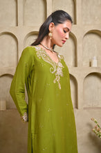 Load image into Gallery viewer, Mehandi Green Paisley Kurta Set
