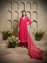 Load image into Gallery viewer, Hot Pink 20 Kali Kurta Set
