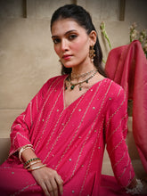 Load image into Gallery viewer, Hot Pink 20 Kali Kurta Set
