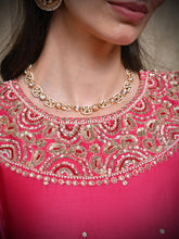 Load image into Gallery viewer, Hot Pink Straight Kurta With Dhoti Set
