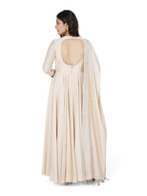 Load image into Gallery viewer, Gold Back Cut Anarkali With Dupatta
